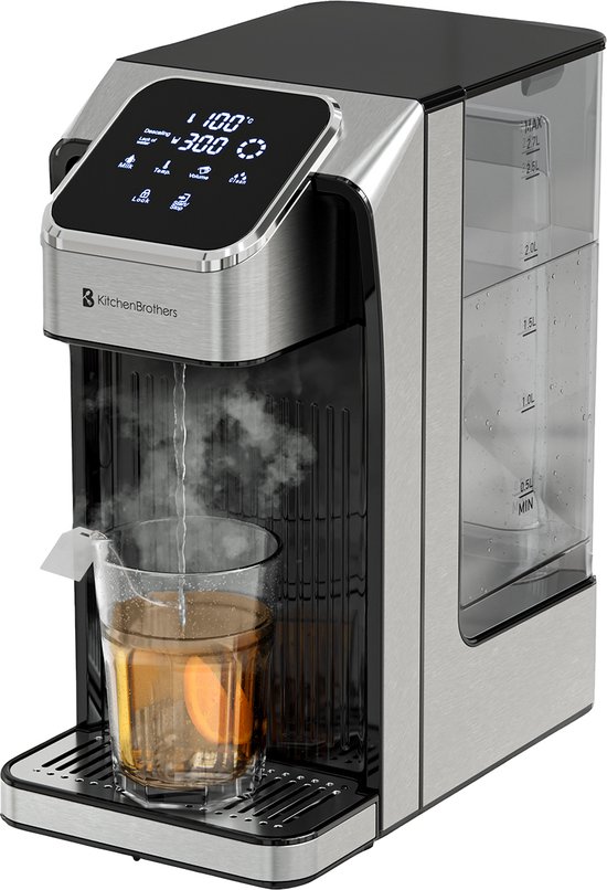 KitchenBrothers Heetwaterdispenser RVS 2.7L review