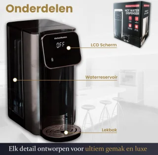 KitchenMasters Heetwaterdispenser 4L