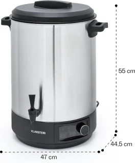 Klarstein Inmaakmachine 25L RVS Heetwaterdispenser