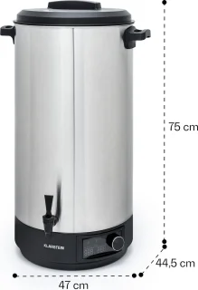 Klarstein Inmaakmachine 60L elektrisch roestvrij staal