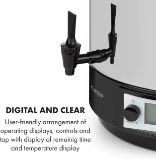 Klarstein Konfistar 50 Digital Weckautomaat 50L Zilver