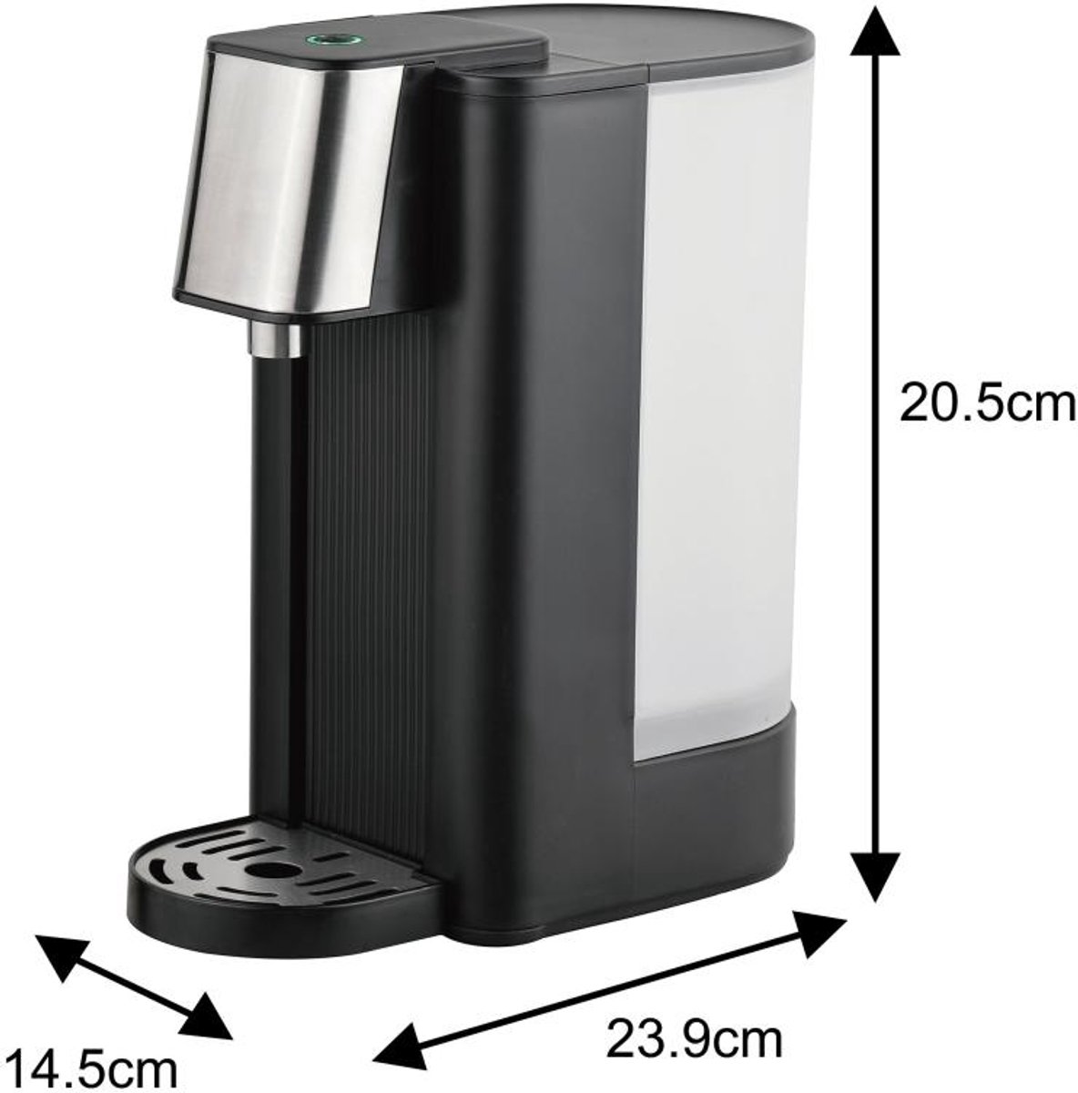 Klausberg KB7877 Hot Water Dispenser 2,5L Zwart/RVS