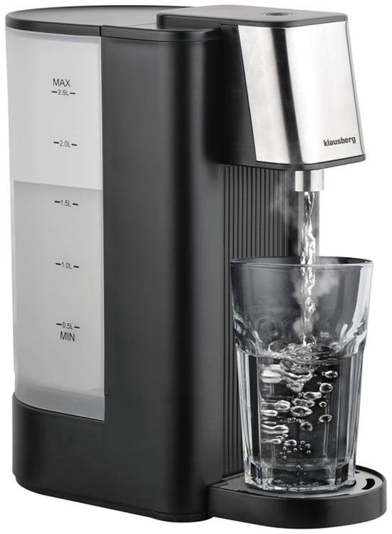 Klausberg KB7877 Hot Water Dispenser 2,5L Zwart/RVS