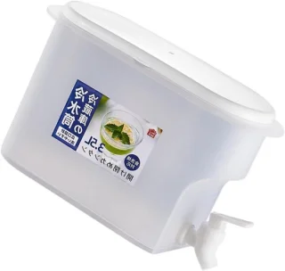 Koelkast Waterkoker - Drankdispenser Koud Water - Drinken Serveren - Met Kraan - 3.5 Liter - Wit