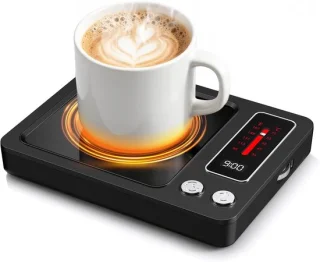 Koffiemokverwarmer Zwart