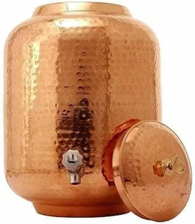 Koperen waterdispenser 5 L met kraan