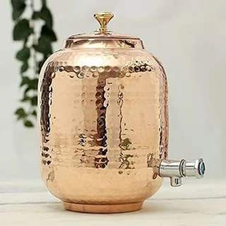 Koperen waterdispenser 5 L met kraan