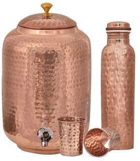 De Koperen waterdispenser 8L in één oogopslag