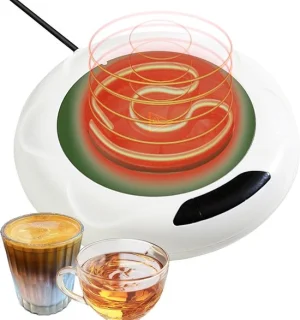 Kopjeswarmer bureau wit