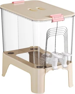 Koudwaterdispenser roze en groen