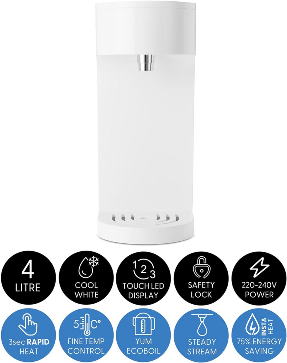 Lexium Instant Waterkoker Heetdispenser met Afneembaar Reservoir