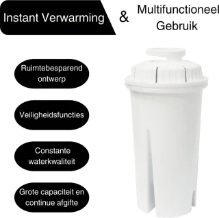 LifeStages HW 1660 Heetwaterdispenser - Zwart