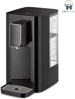 De LifeStages HW 550 Warmwaterdispenser Zwart in één oogopslag