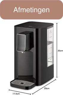 LifeStages HW 550 Warmwaterdispenser Zwart