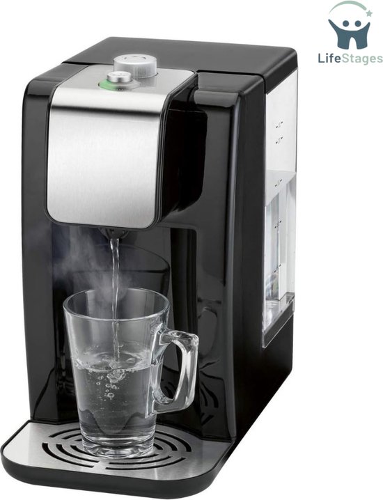 LifeStages PC-HWS 1168 Warmwaterdispenser Roestvrijstaal Zwart review