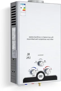 LPG Geiser Doorstromer Boiler 8L RVS