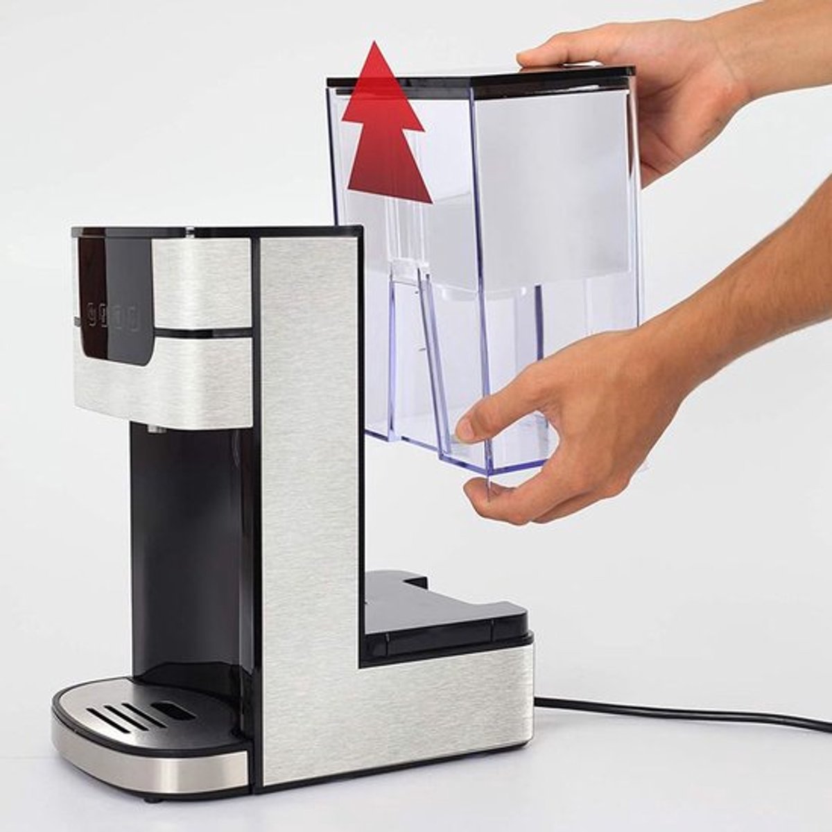 Luxe Heetwaterdispenser Instant Waterkoker Zilver