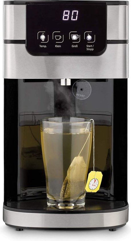 Luxe Heetwaterdispenser Zilver Zwart review