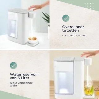 Luxe Instant Heetwaterdispenser 3L 2000W