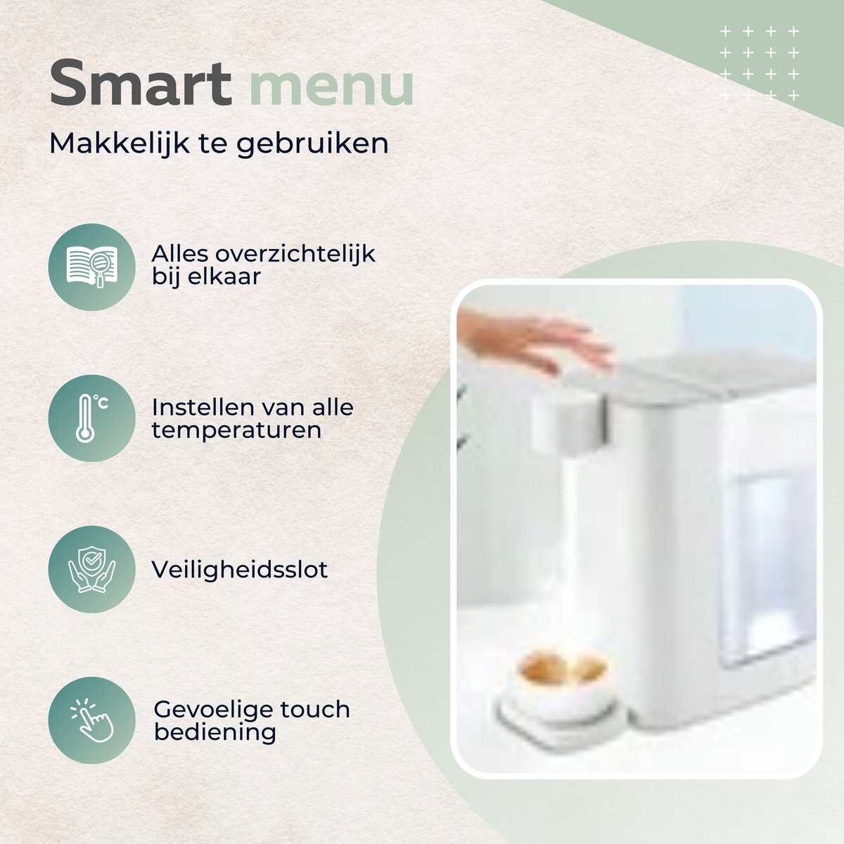 Luxe Instant Heetwaterdispenser 3L 2000W