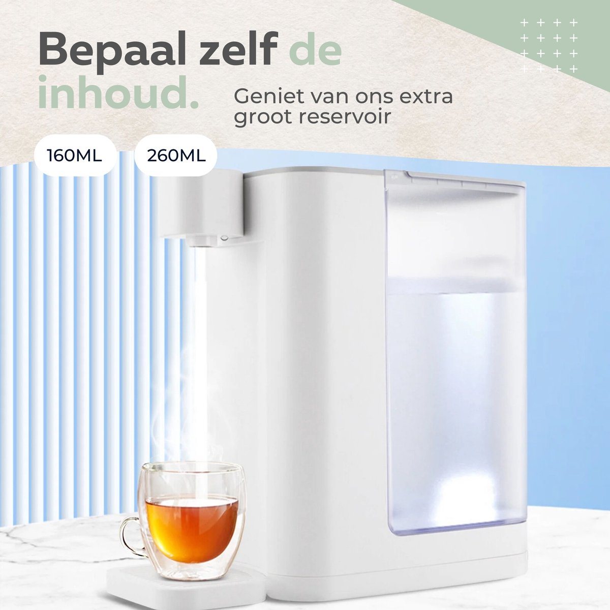 Luxe Instant Heetwaterdispenser 3L 2000W