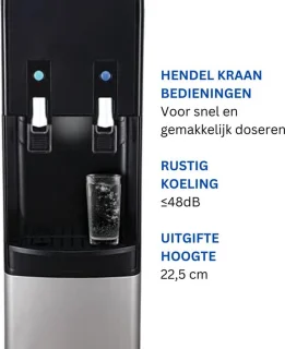 Luxe Waterdispenser 3L Zwart Thuis & Kantoor
