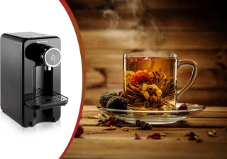 Magnani Warmwaterdispenser 2,5L Zwart Staal Elektrisch