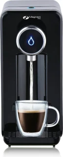 Magnani Warmwaterdispenser 2,5L Zwart Staal Elektrisch