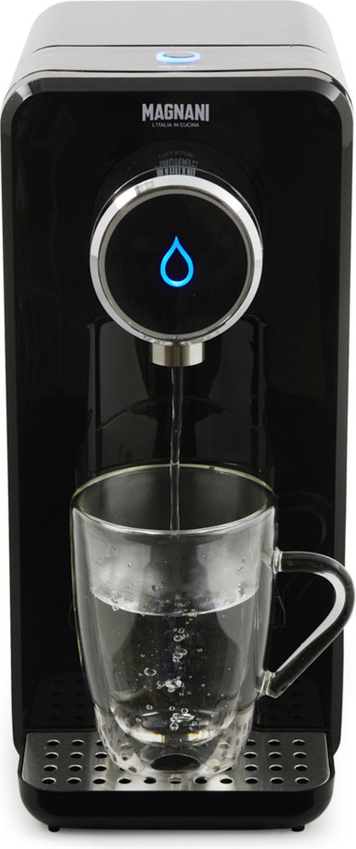 Magnani Warmwaterdispenser 2,5L Zwart Staal Elektrisch