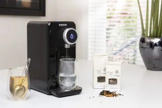 Magnani Warmwaterdispenser 2,5L Zwart Staal Elektrisch
