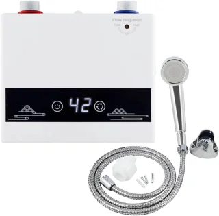 Merk - Elektrische doorstroomverwarmer voor keuken en douche