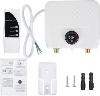 Mini boiler doorstroom waterverwarmer 6500 W wit