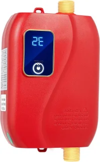 Mini Boiler Elektrische doorstroomboiler 3000W Rood