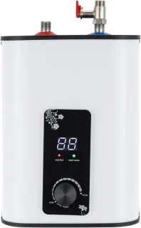 Mini boiler warmwaterreservoir wit/zwart