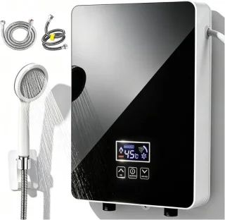 Mini doorstromend waterheater 6000 W - compact model - LED aanraakscherm - ShopVlot