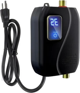 Mini doorstroomboiler 3000 W Zwart