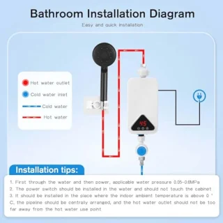 Mini doorstroomboiler 5,5 kW (zonder reservoir)
