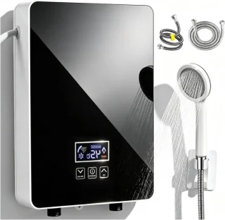 Mini doorstroomboiler 6000 watt zwart