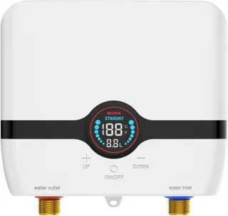 Mini Doorstroomboiler Keuken Zilver