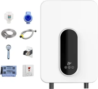Mini doorstroomverwarmer wit