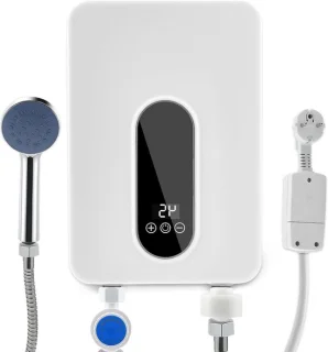 Mini elektrische doorstroomboiler wit