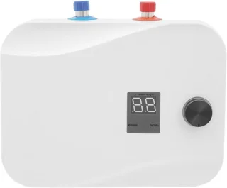 Mini elektrische doorstroomverwarmer 6 liter wit