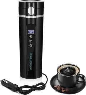 MKSS® 12V Auto Waterkoker Zwart