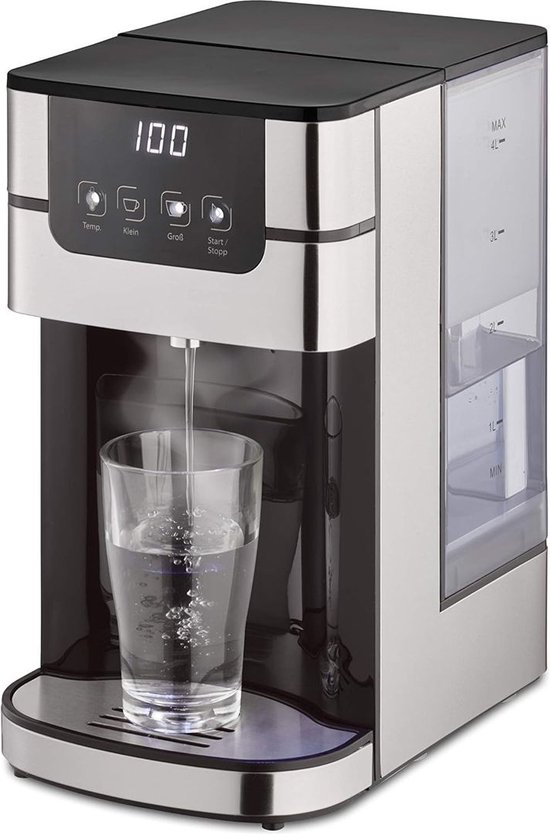 MKSS® Heetwaterdispenser Zilver-Zwart