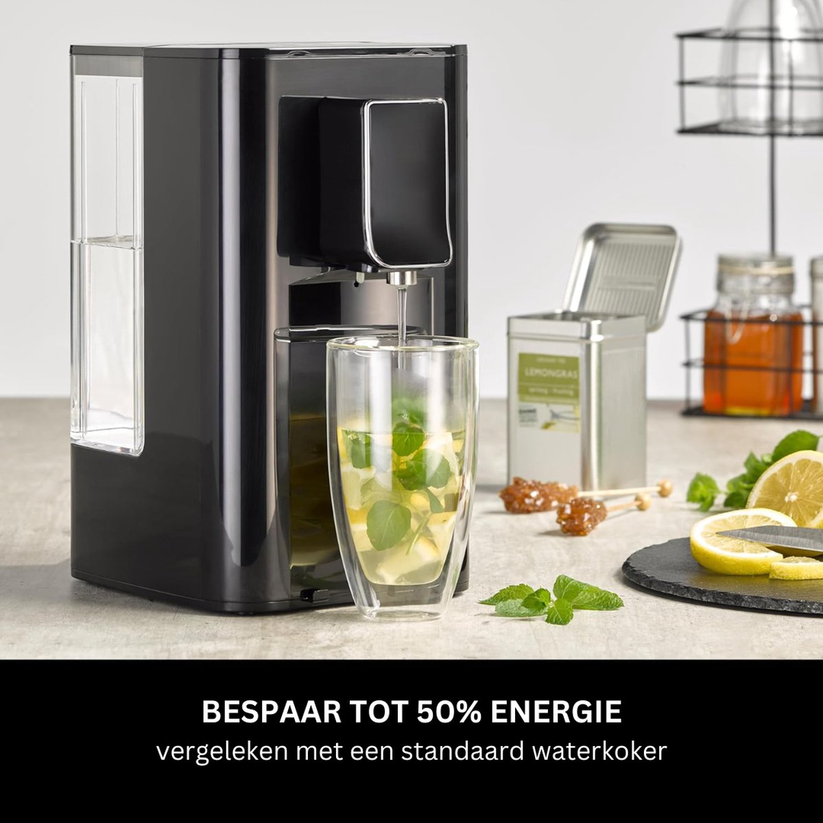 MKSS® Heetwaterdispenser Zwart