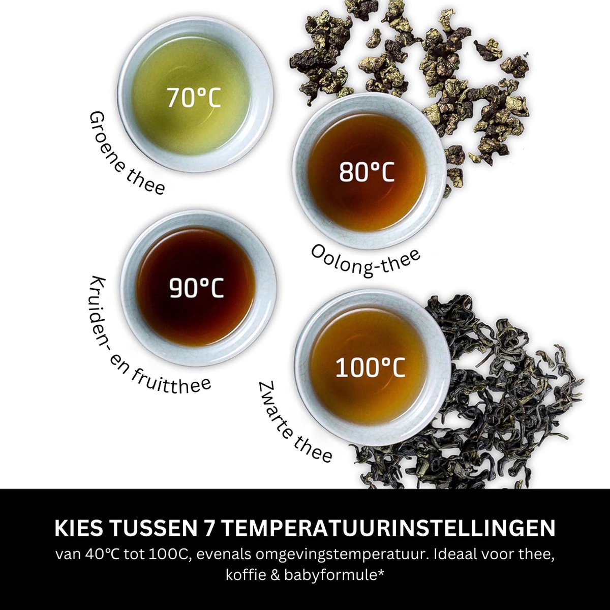 MKSS® Heetwaterdispenser Zwart