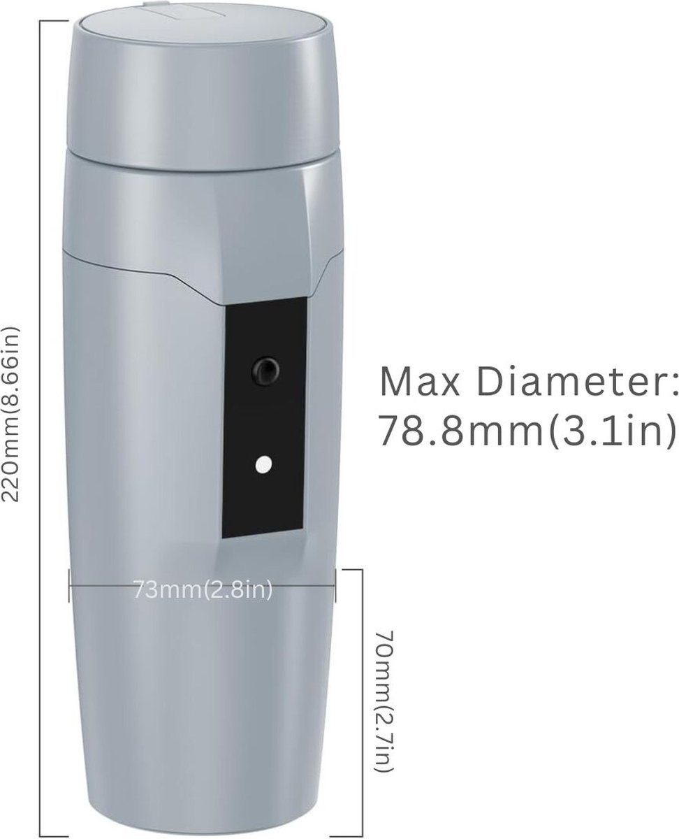 MKSS Waterkoker 12V Auto Grijs