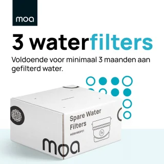 MOA Filters voor HWD30B Heetwaterdispenser - 3 Stuks - Wit