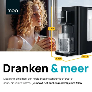 MOA Heetwaterdispenser 2.5L RVS