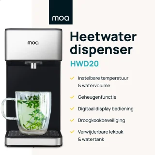 MOA Heetwaterdispenser 2,7L RVS Zilver